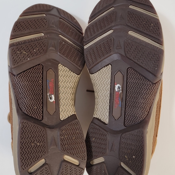 World Wide Sportsman Blue Water Oxford Tan Shoes Mens Size 8 - Picture 12 of 14